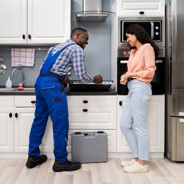 what kind of warranty do you offer on your cooktop repair services in Fort Bragg